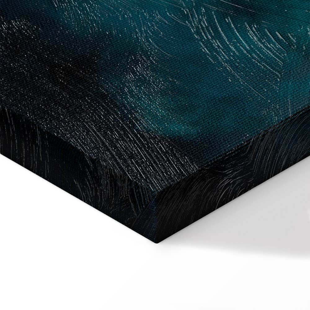 Blue Lagoon Sea Waves Landscape Canvas Print