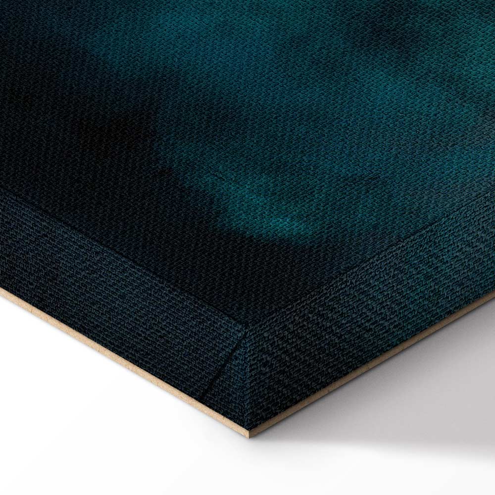 Blue Lagoon Sea Waves Landscape Canvas Print