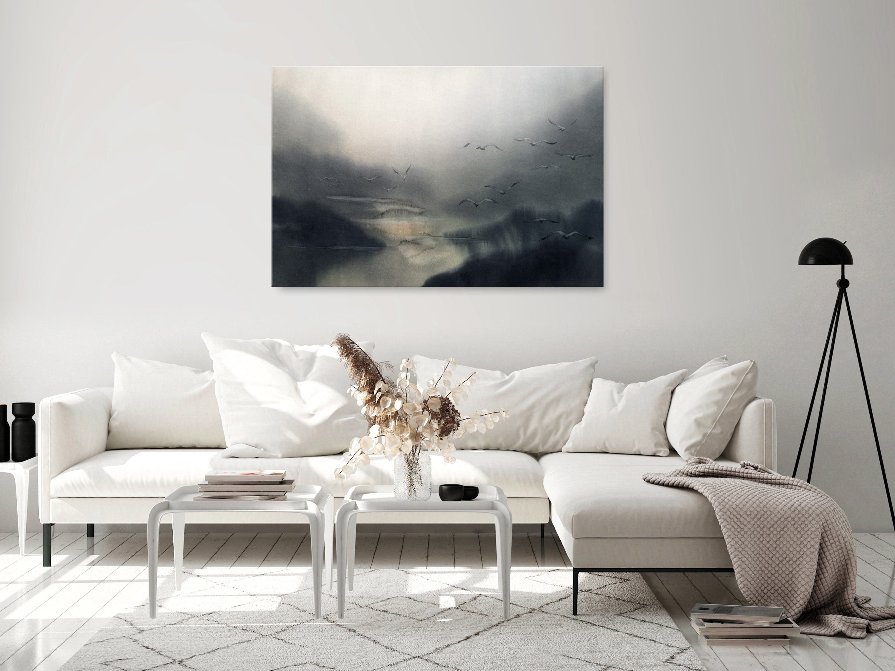 Canvas Print Nostalgic Space Wide