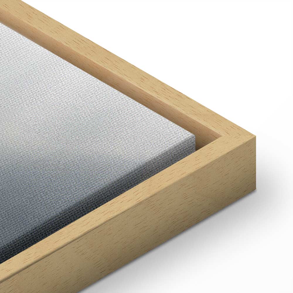 Nostalgic Space Abstract Landscape Canvas Print