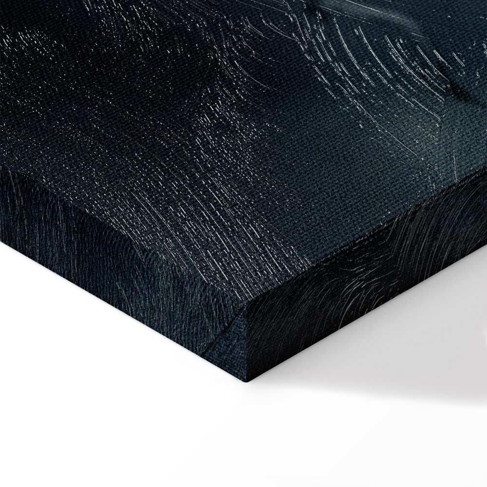 Nostalgic Space Abstract Landscape Canvas Print