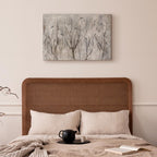 Winter Birds Forest Landscape Canvas Print