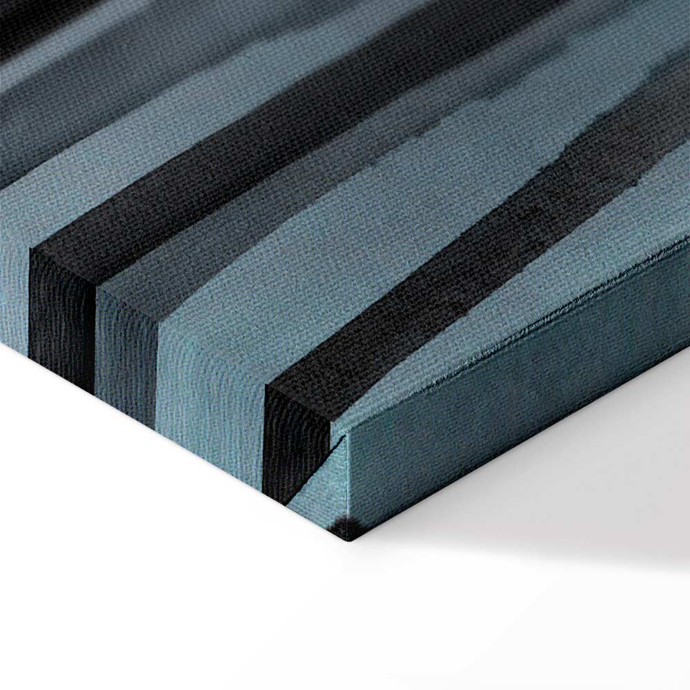 Hazy Forest Landscape Canvas Print