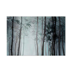 Hazy Forest Landscape Canvas Print