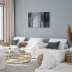 Hazy Forest Landscape Canvas Print