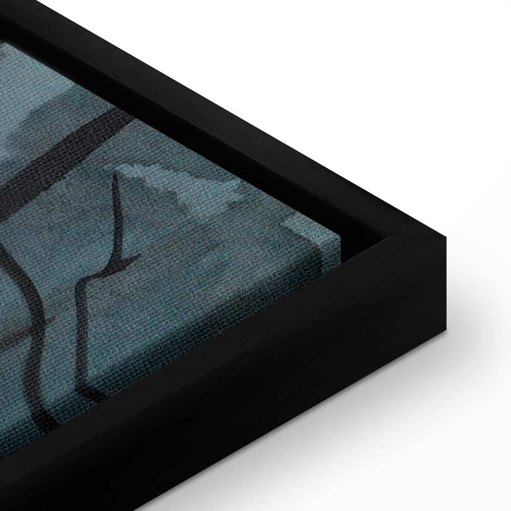 Hazy Forest Landscape Canvas Print