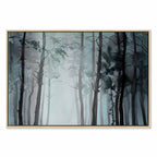 Hazy Forest Landscape Canvas Print