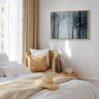 Hazy Forest Landscape Canvas Print