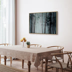 Hazy Forest Landscape Canvas Print