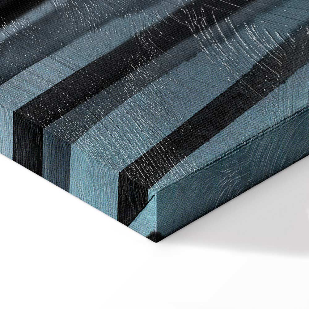 Hazy Forest Landscape Canvas Print