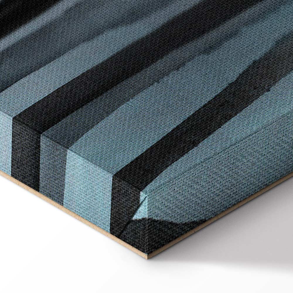 Hazy Forest Landscape Canvas Print