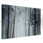 Hazy Forest Landscape Canvas Print