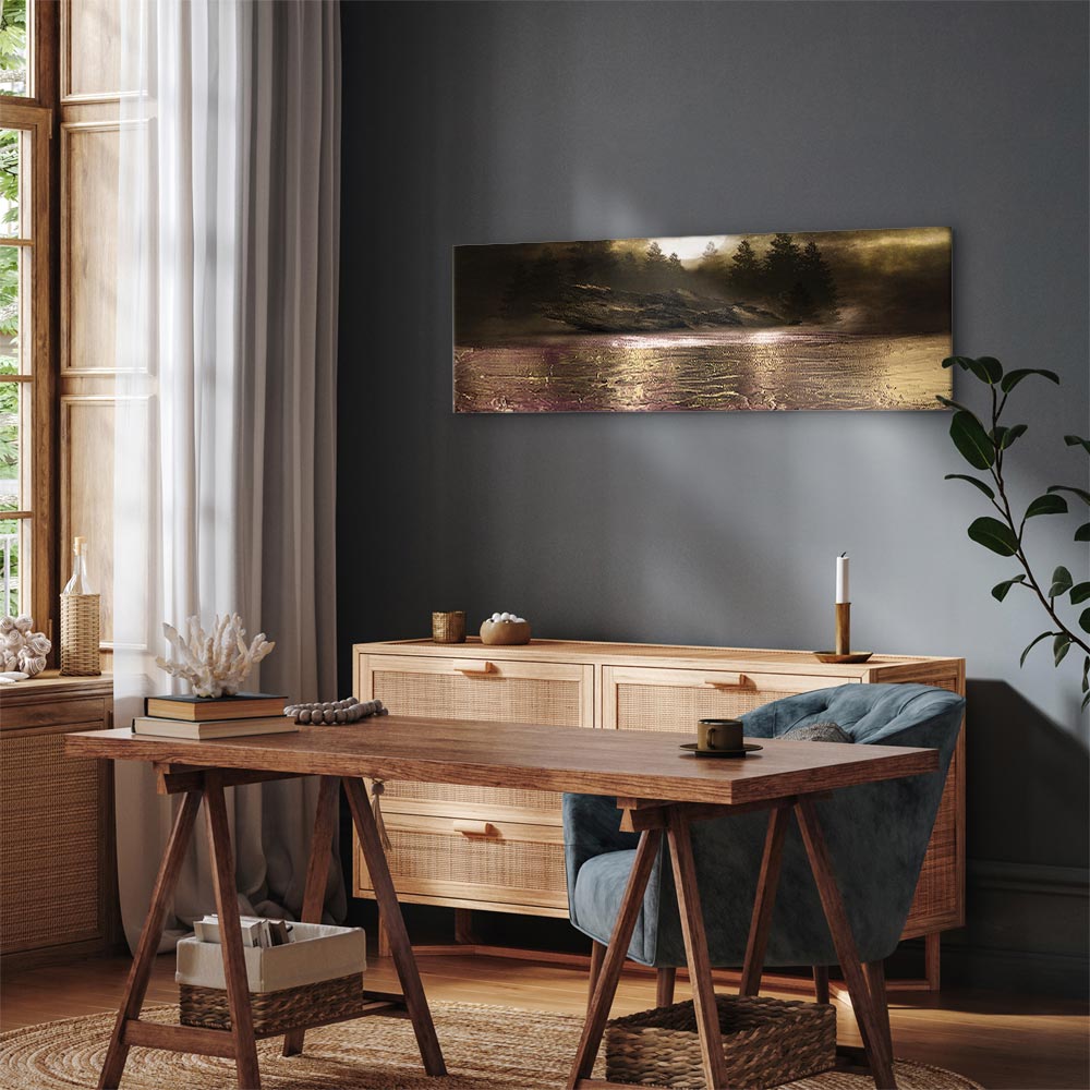 Abstract Tree Texture Narrow Canvas Print