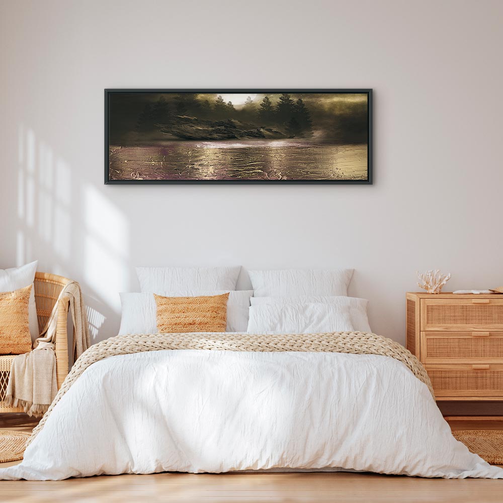 Abstract Tree Texture Narrow Canvas Print