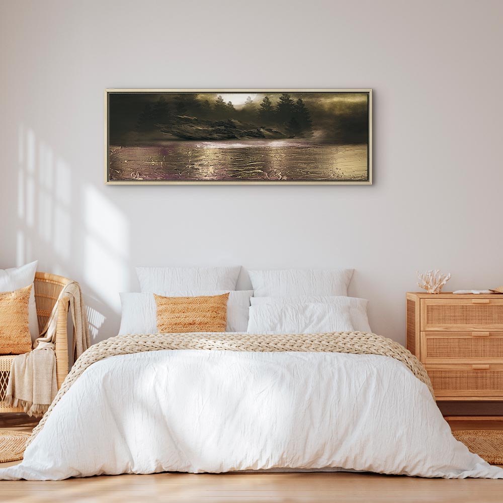 Abstract Tree Texture Narrow Canvas Print