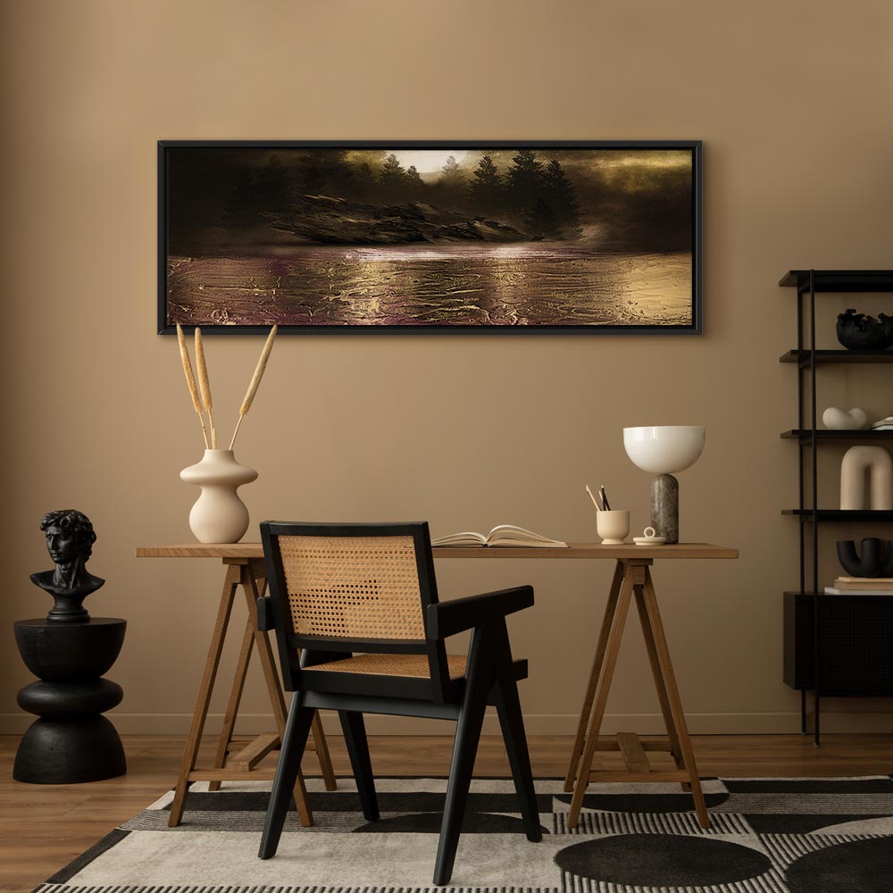 Abstract Tree Texture Narrow Canvas Print