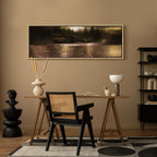 Abstract Tree Texture Narrow Canvas Print