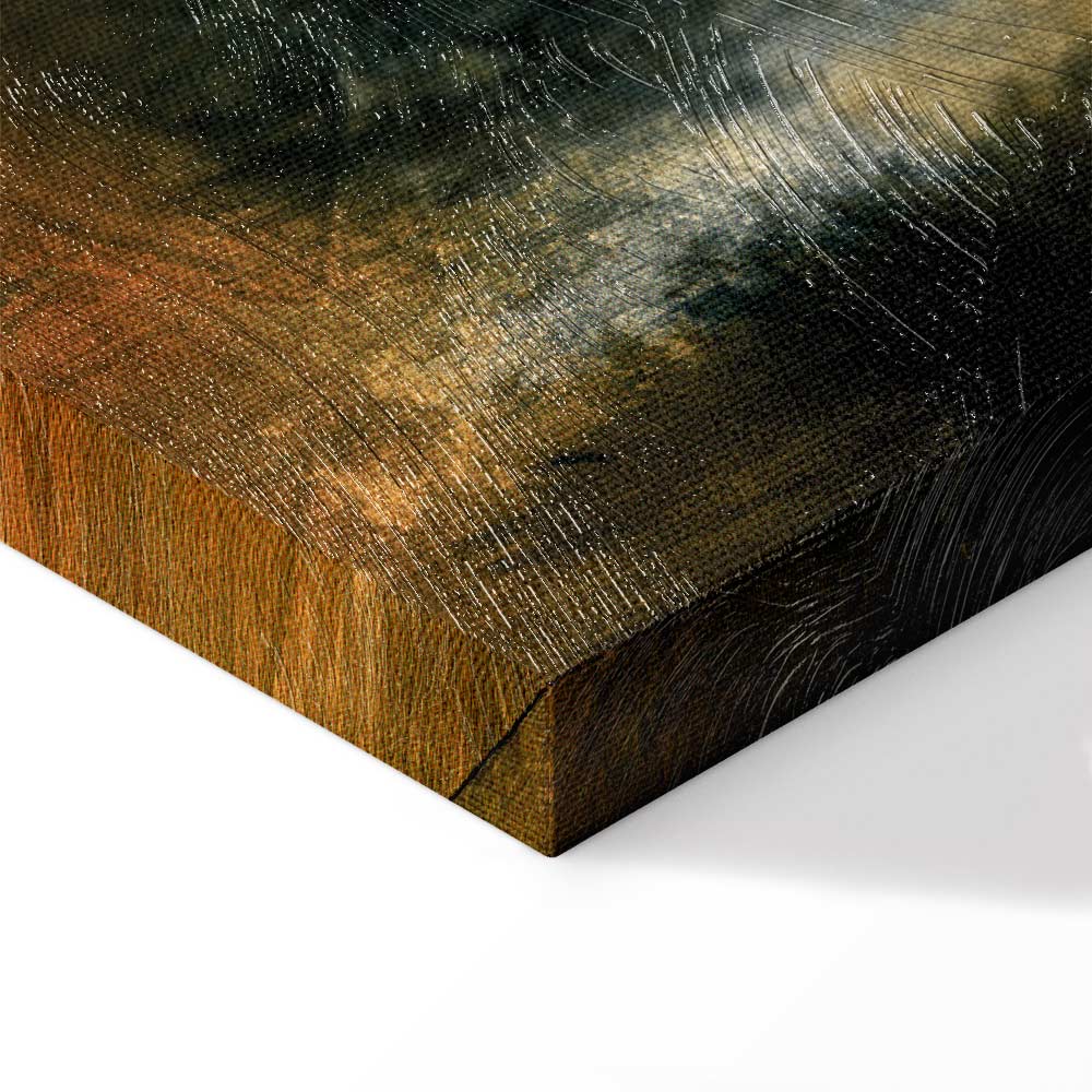 Stately Spruce Forest Landscape Canvas Print