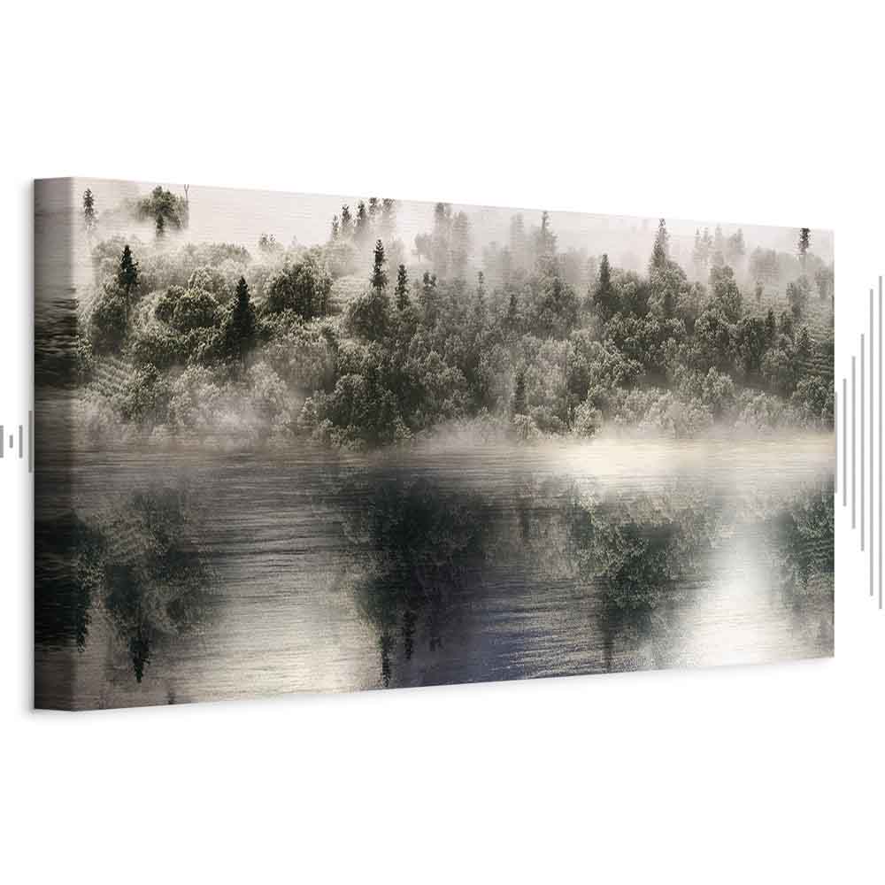 Forest Trees Spiritual Canvas Print