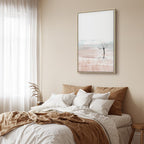 Watercolor Forest Landscape Vertical Canvas Print