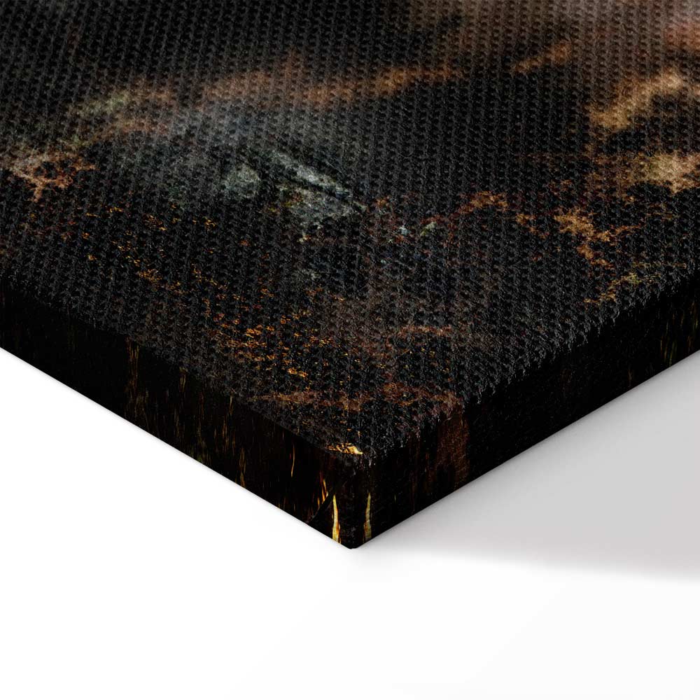 Abstract Forest Trees Landscape Canvas Print