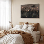 Abstract Forest Trees Landscape Canvas Print