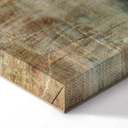 Sepia Lake Trees Landscape Canvas Print