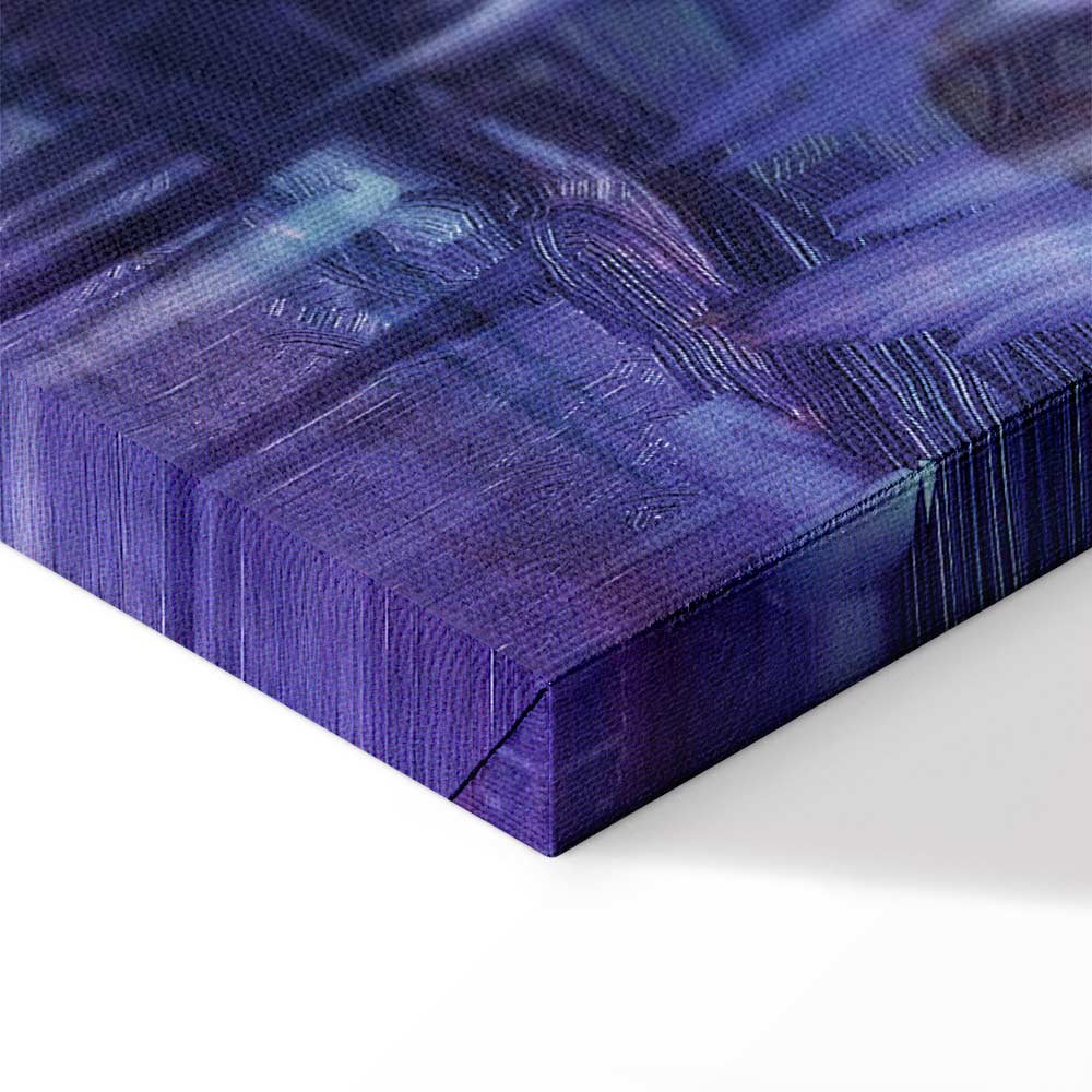 Colorful Painted World Landscape Canvas Print