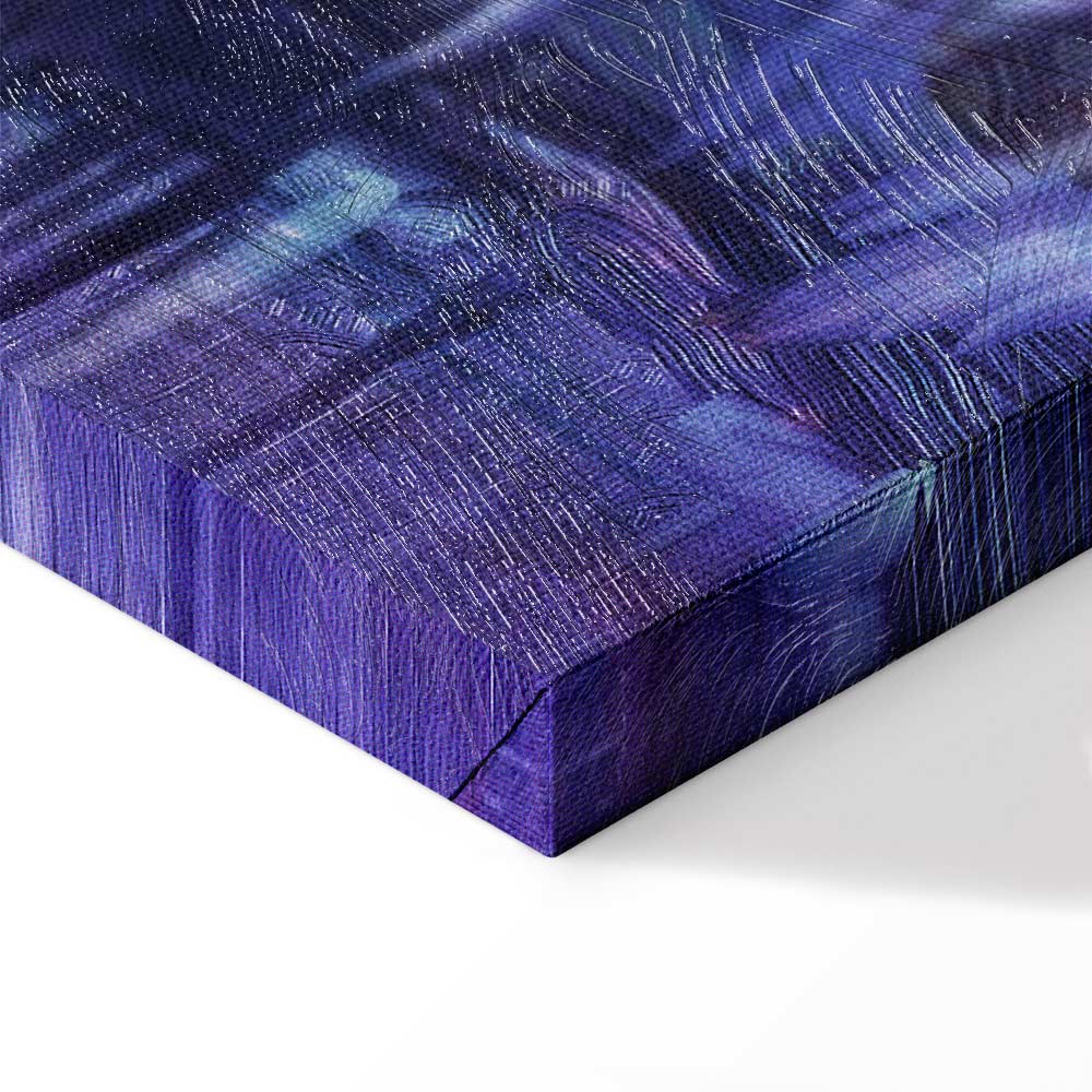 Colorful Painted World Landscape Canvas Print