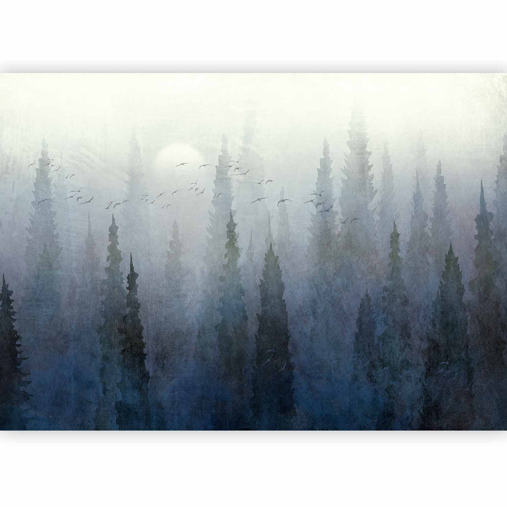 Wall Mural - Flight Over the Forest - Second Variant
