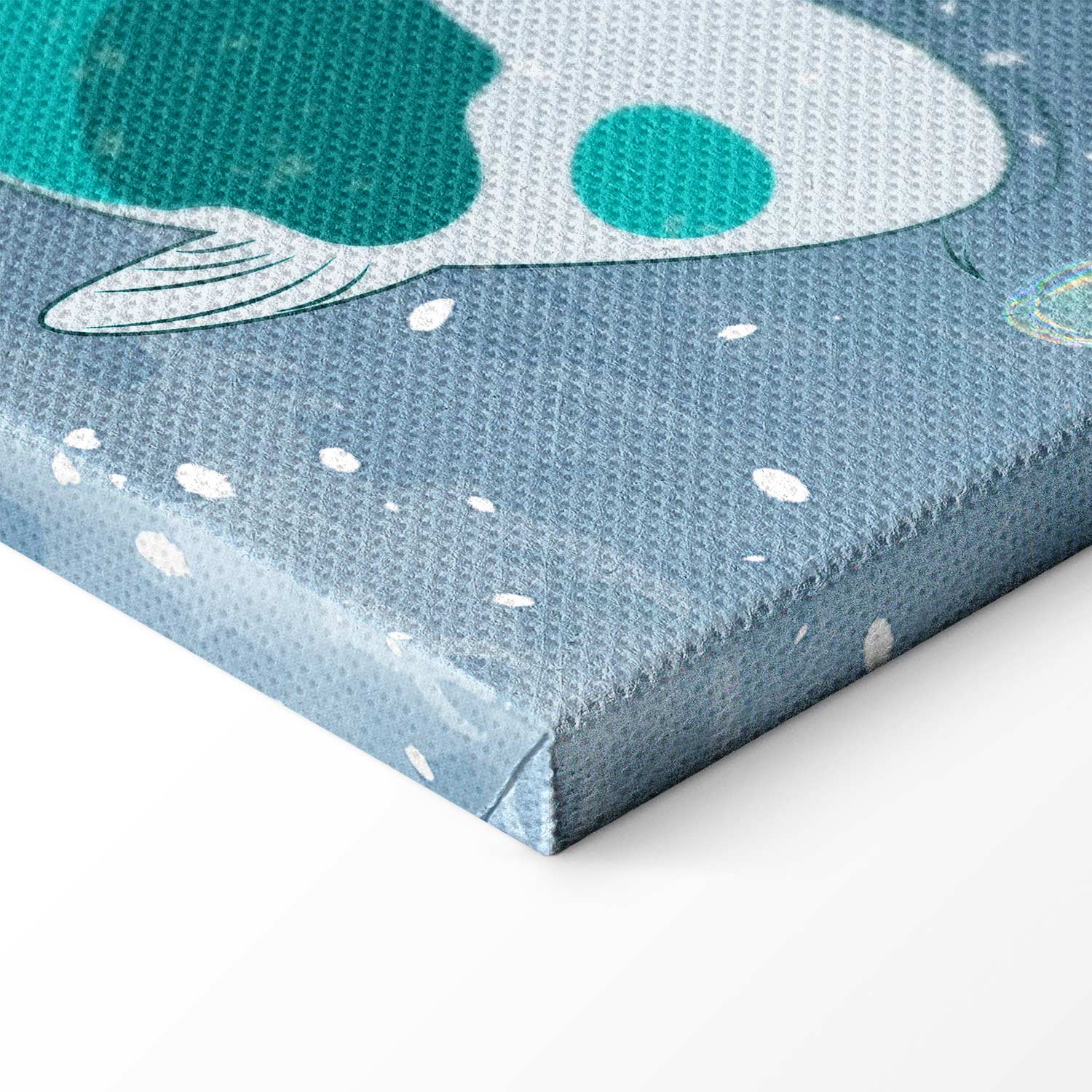 Japanese Fish Waves Canvas Print