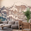 Japanese Giant Waves Sea Wall Mural