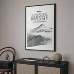 Vinson Massif Mountain Peak Landscape Poster