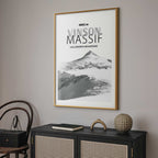 Vinson Massif Mountain Peak Landscape Poster