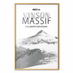 Vinson Massif Mountain Peak Landscape Poster