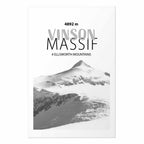 Vinson Massif Mountain Peak Landscape Poster