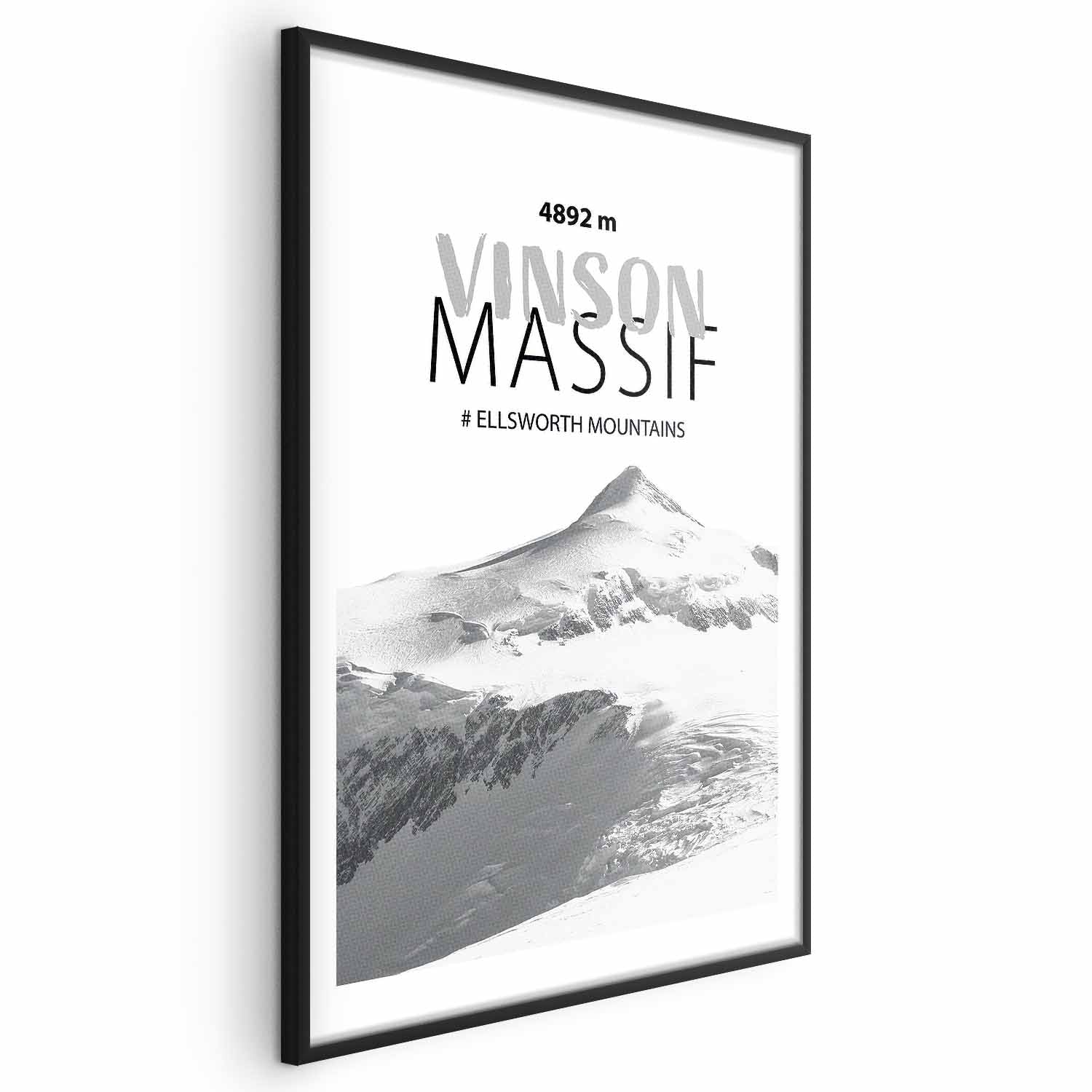 Vinson Massif Mountain Peak Landscape Poster