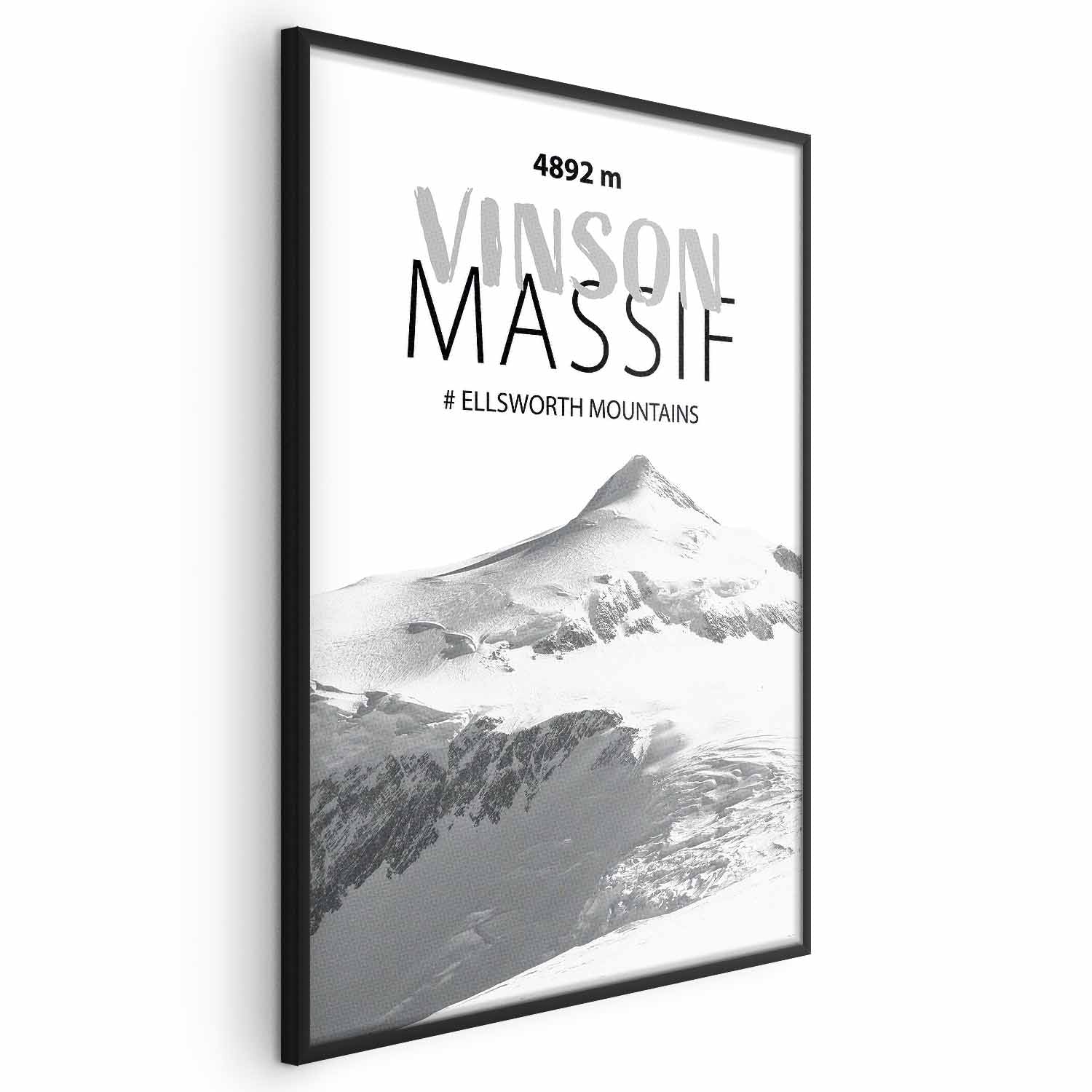 Vinson Massif Mountain Peak Landscape Poster
