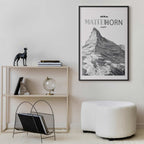 Matterhorn Mountain Peak Landscape Poster