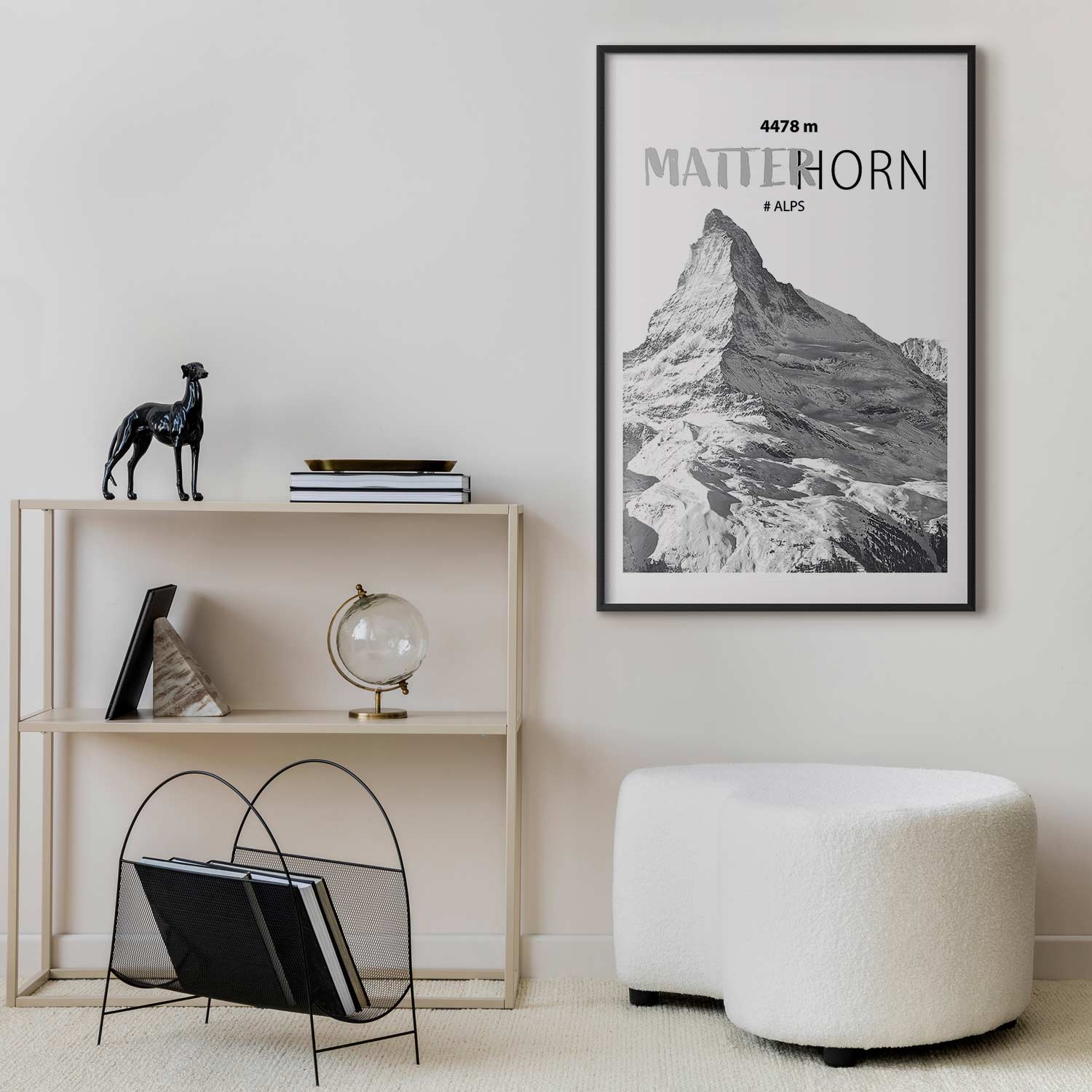 Matterhorn Mountain Peak Landscape Poster