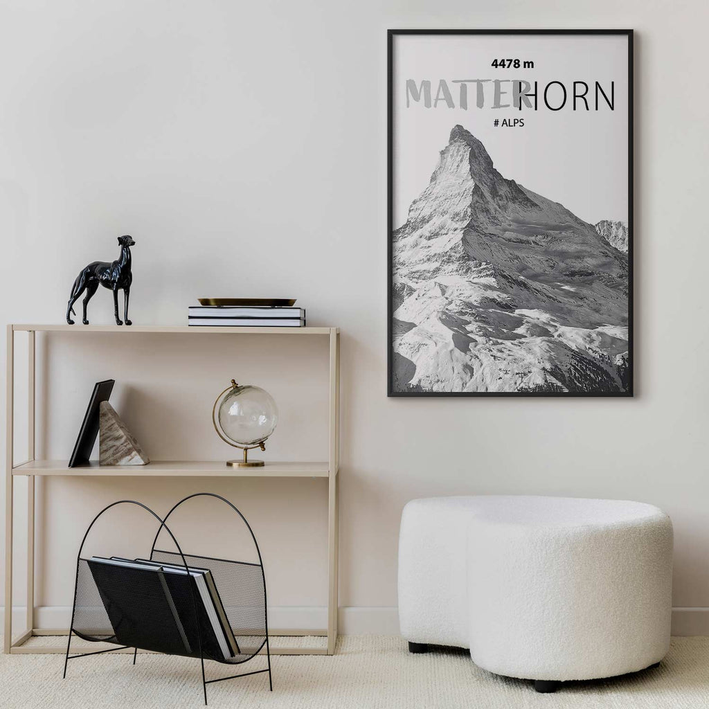 Matterhorn Mountain Peak Landscape Poster