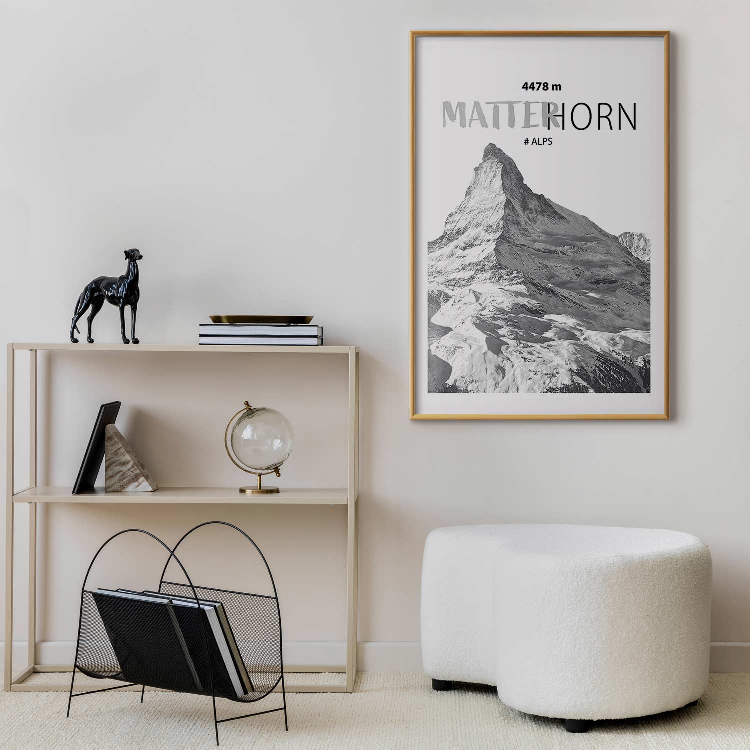 Matterhorn Mountain Peak Landscape Poster