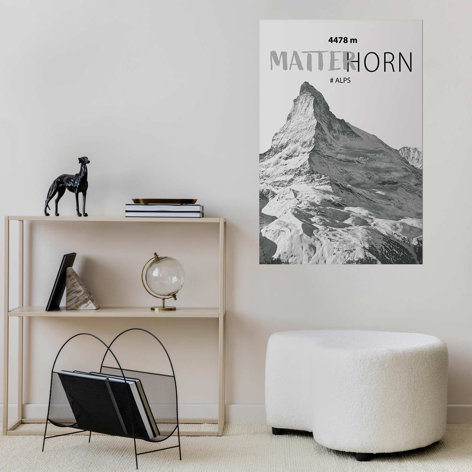 Matterhorn Mountain Peak Landscape Poster