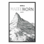 Matterhorn Mountain Peak Landscape Poster