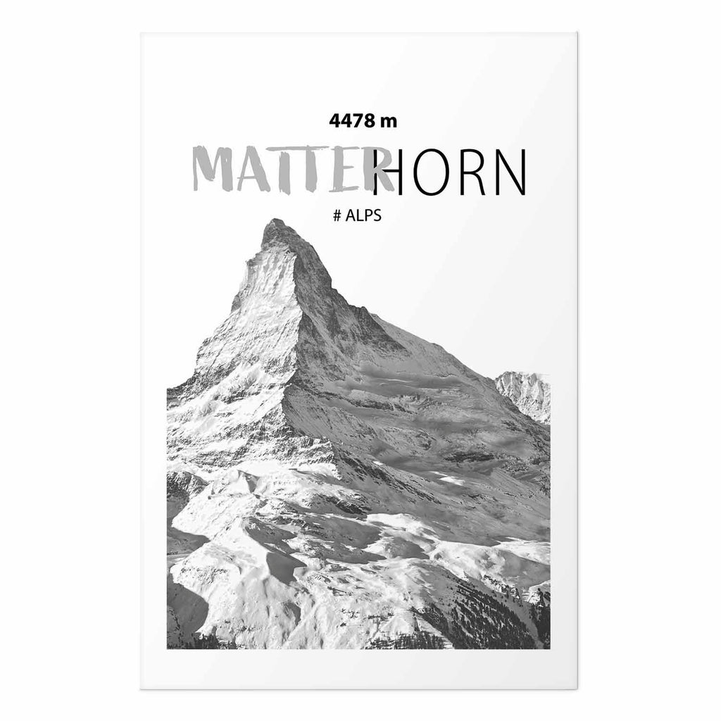 Matterhorn Mountain Peak Landscape Poster