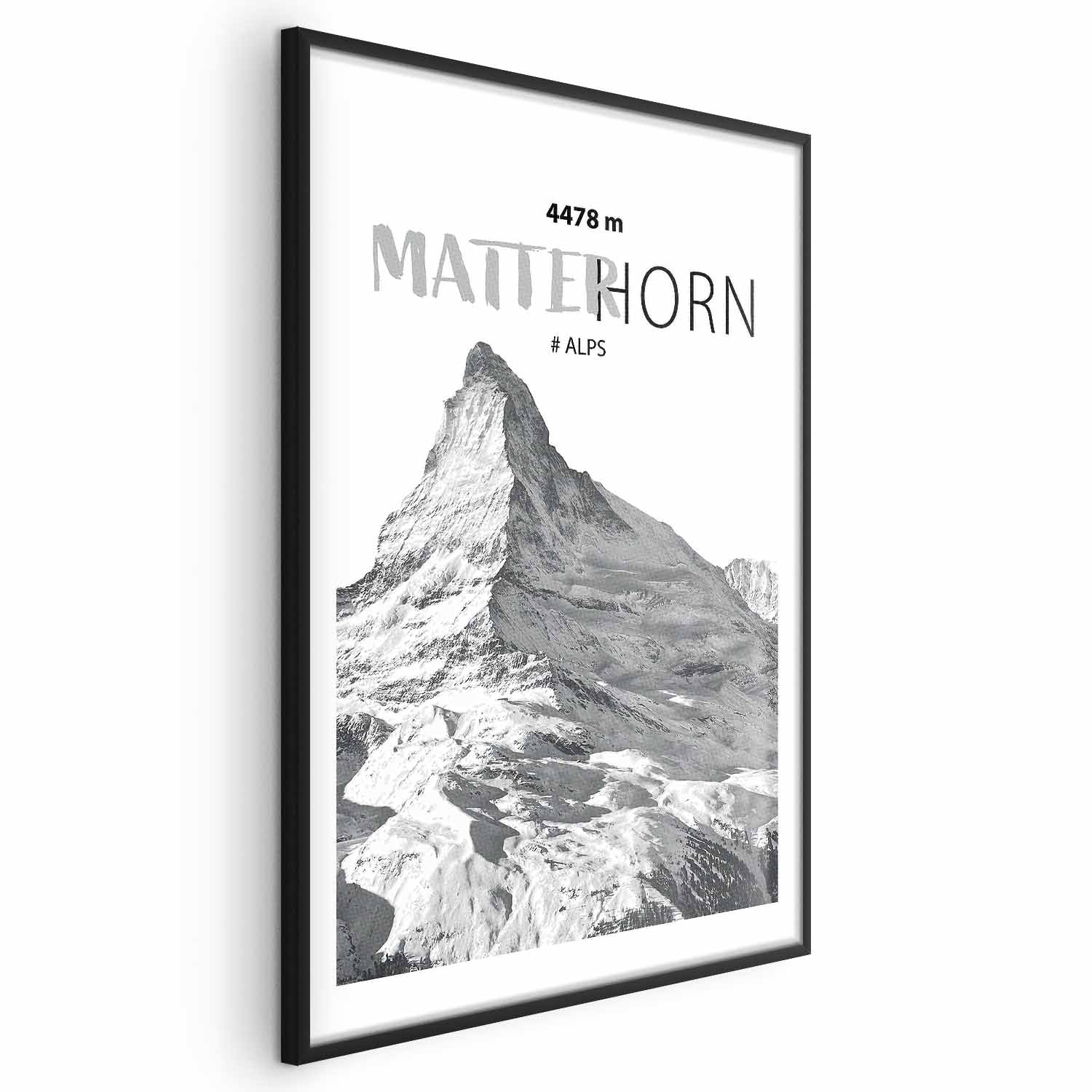 Matterhorn Mountain Peak Landscape Poster