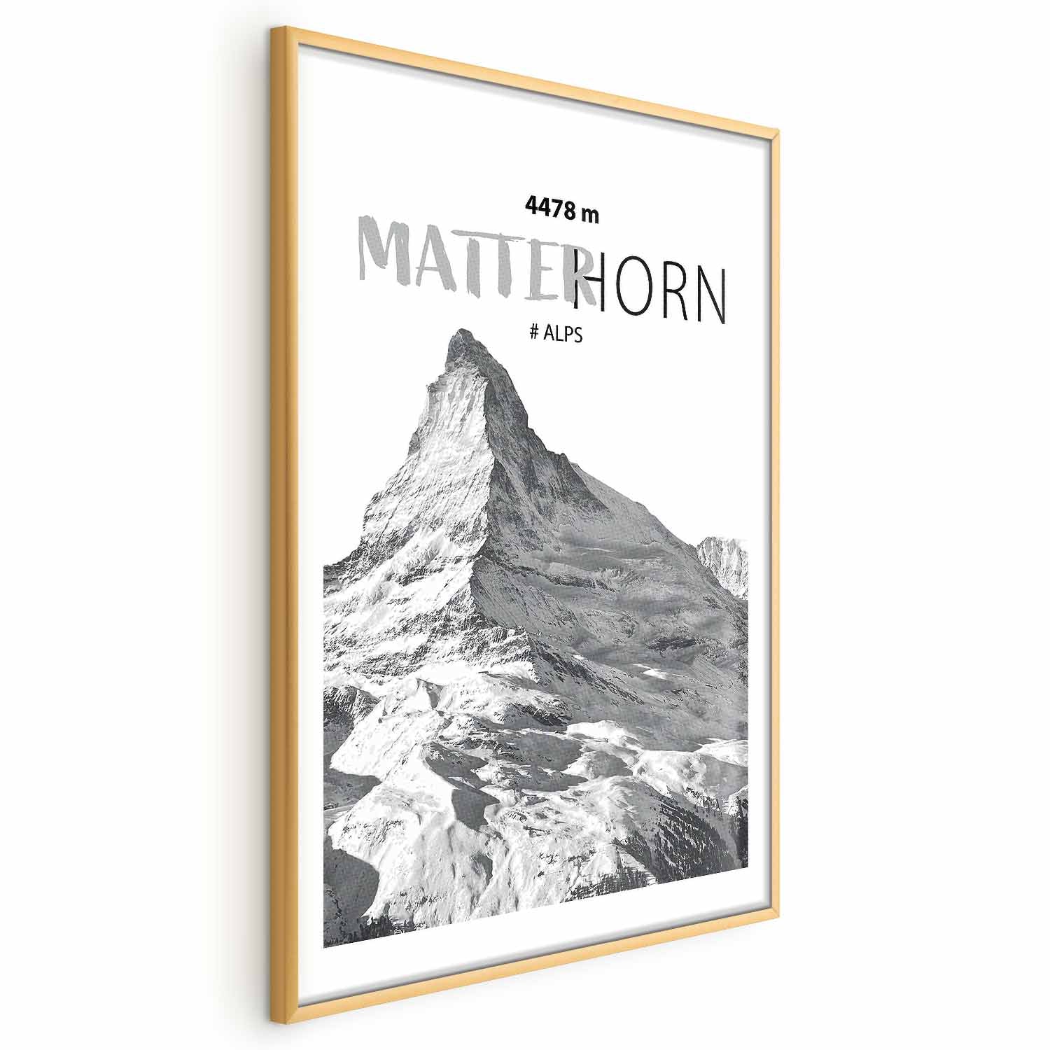 Matterhorn Mountain Peak Landscape Poster