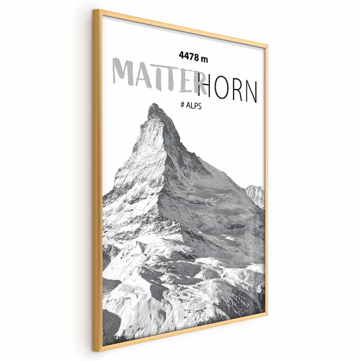 Matterhorn Mountain Peak Landscape Poster