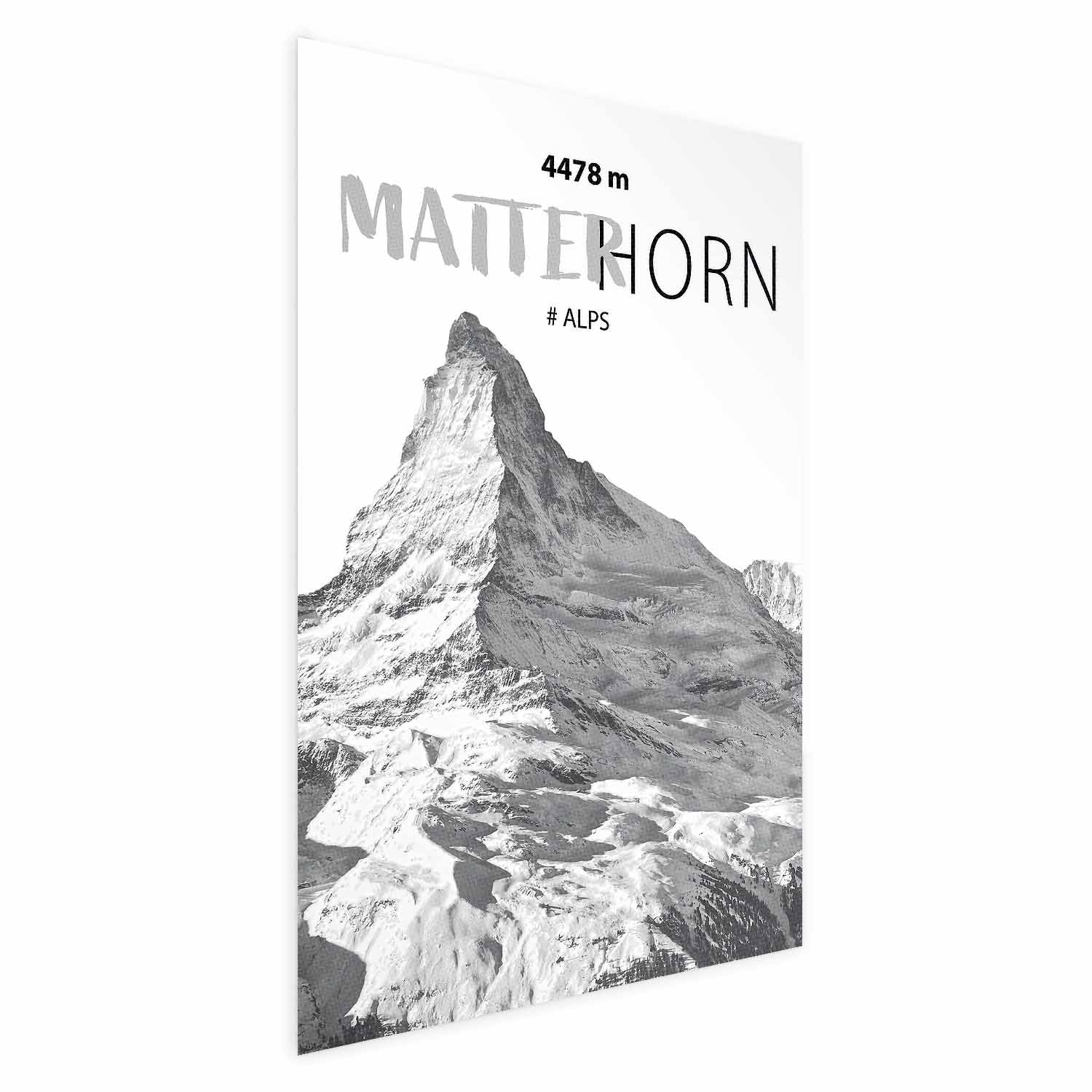 Matterhorn Mountain Peak Landscape Poster