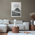 Mount Logan Mountain Peak Landscape Poster